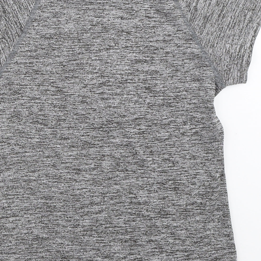 Matalan Girls Grey Basic T-Shirt Size 8-9 Years
