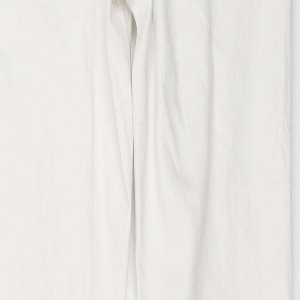 H&M Womens White Skinny Jeans Size 28 in L28.5 in