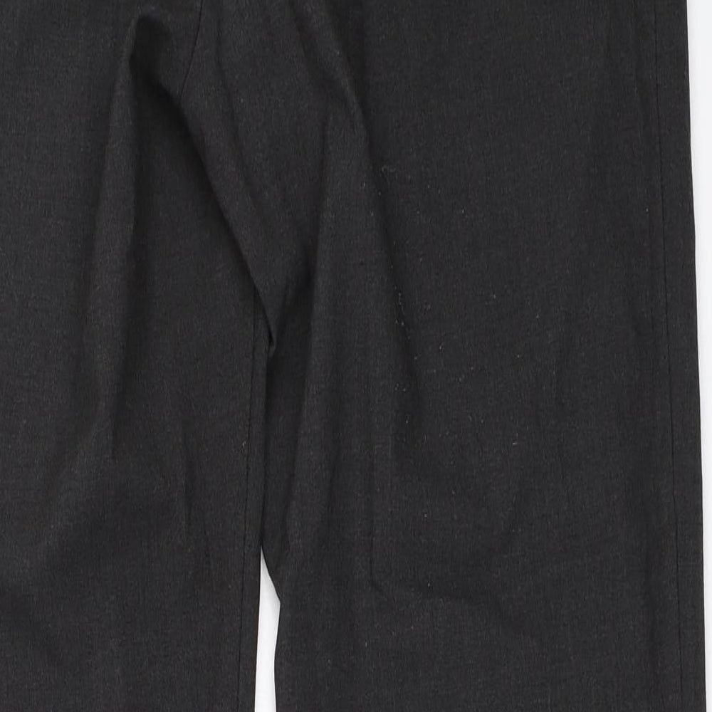 Marks & Spencer Womens Grey Trousers Size 14 L29.5 in