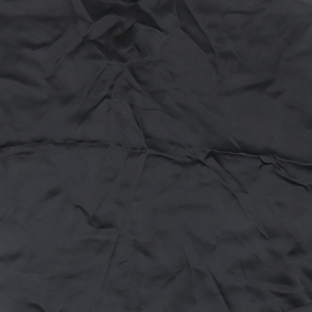 roulou Womens Black Basic Blouse One Size