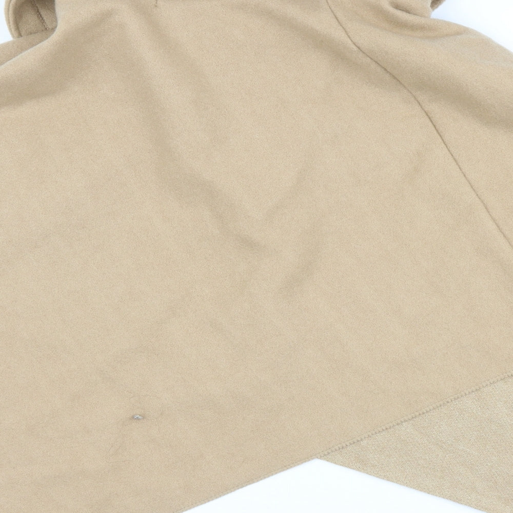 Boohoo Womens Beige Jacket Poncho One Size