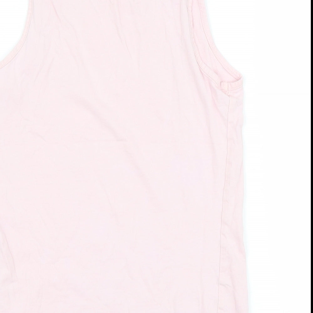 George Girls Pink Basic Tank Size 10-11 Years