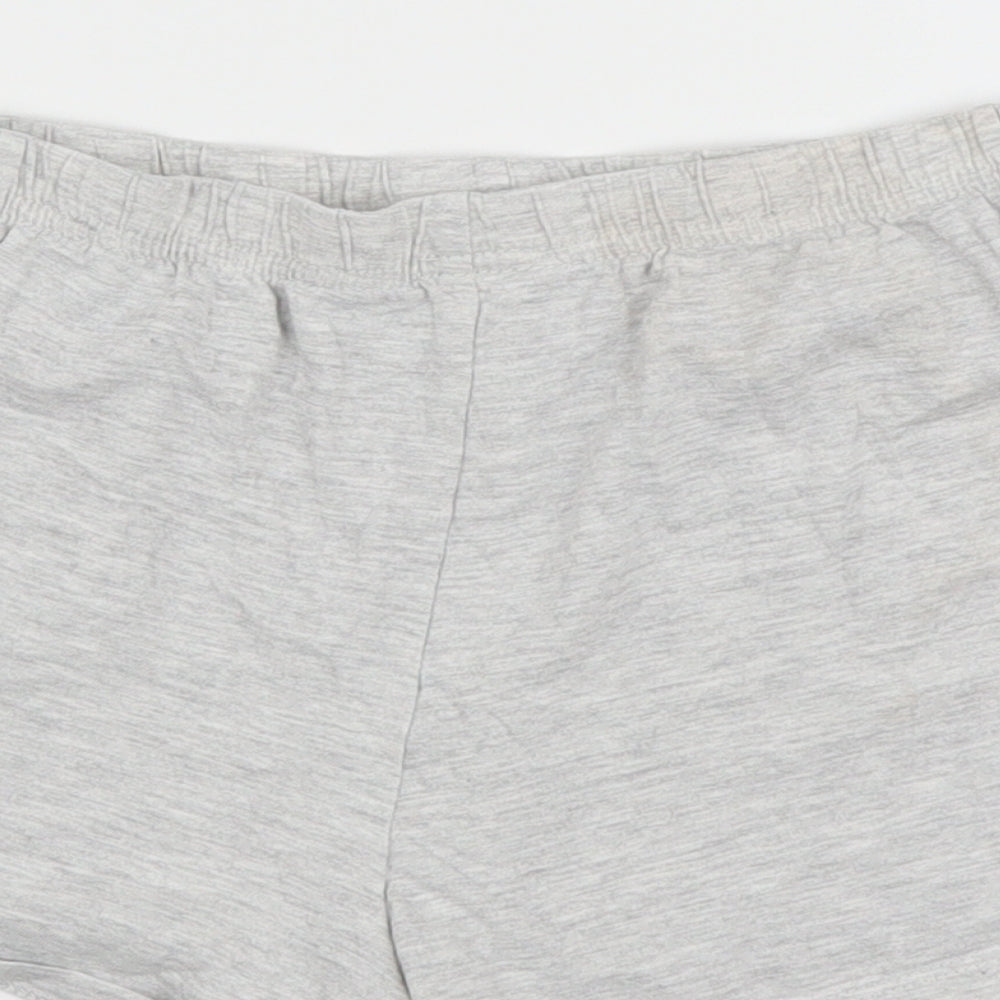 George Girls Grey Solid Top Pyjama Pants Size 7-8 Years