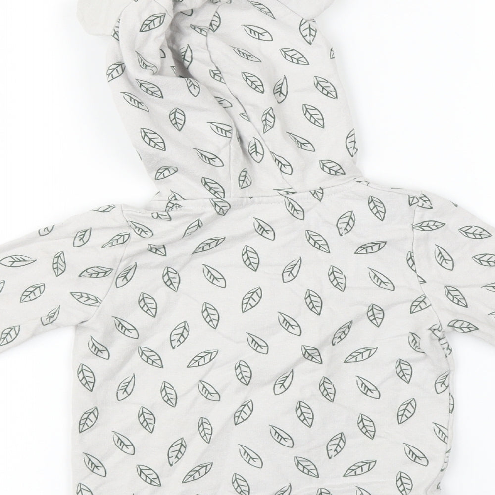 Disney Baby Baby Grey Full Zip Jumper Size 12-18 Months