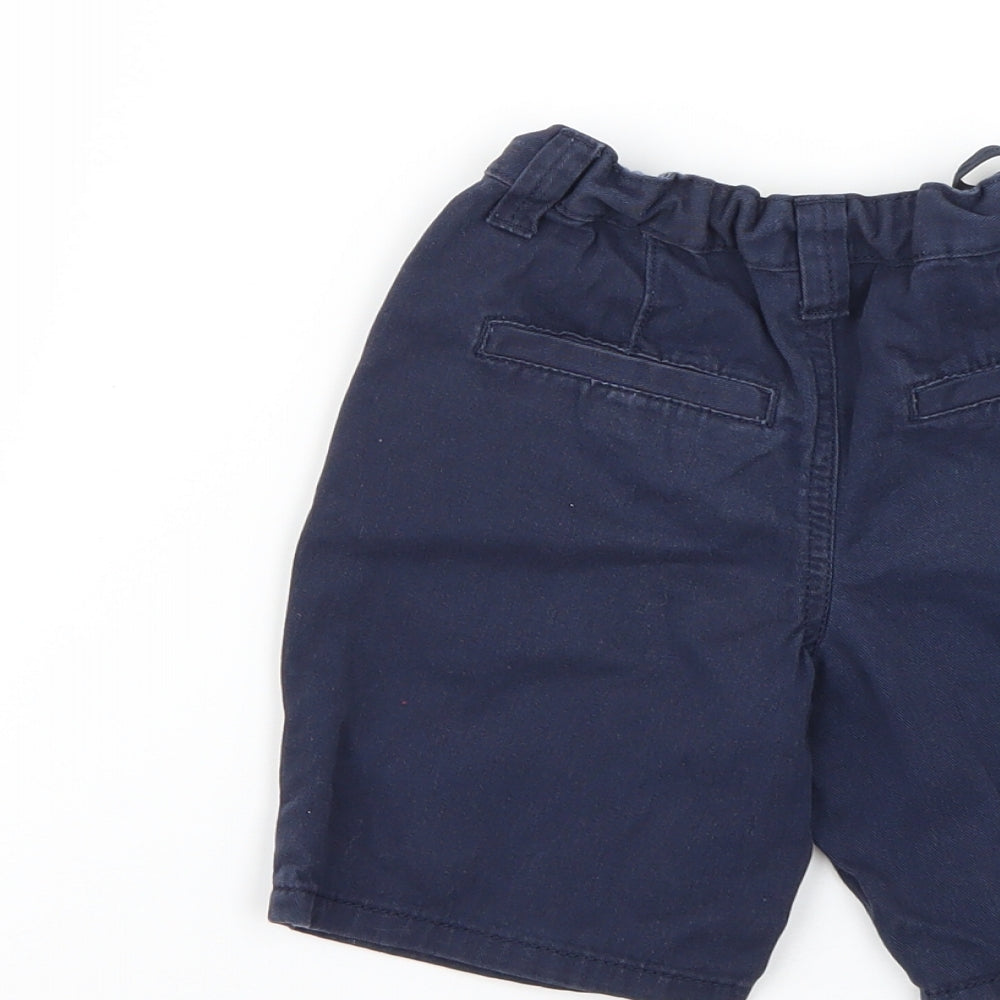 Denim & Co. Boys Blue Chino Shorts Size 3-4 Years