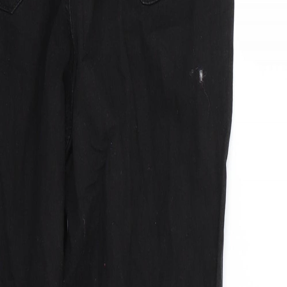 Denim & Co. Womens Black Skinny Jeans Size 12 L28 in