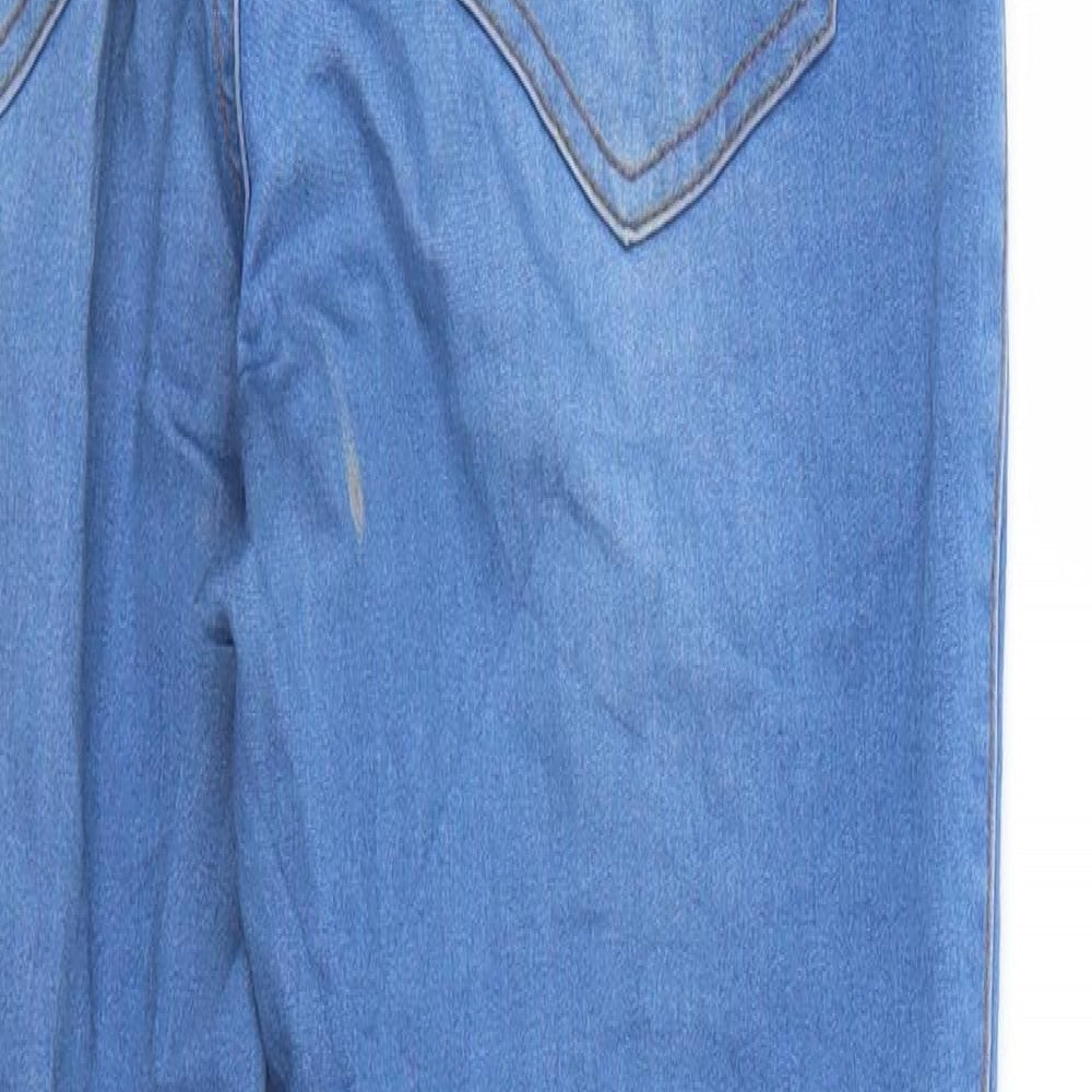 Pieces Mens Blue Skinny Jeans L30 in