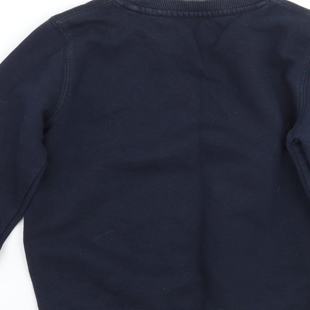 Lilly and dan Girls Blue Pullover Jumper Size 7-8 Years