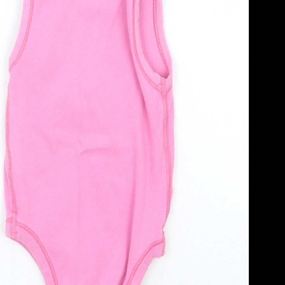 Matalan Girls Pink Babygrow One-Piece Size 9-12 Months