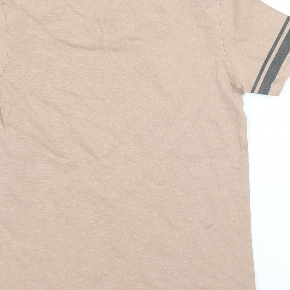 NEXT Girls Brown Basic T-Shirt Size 8 Years