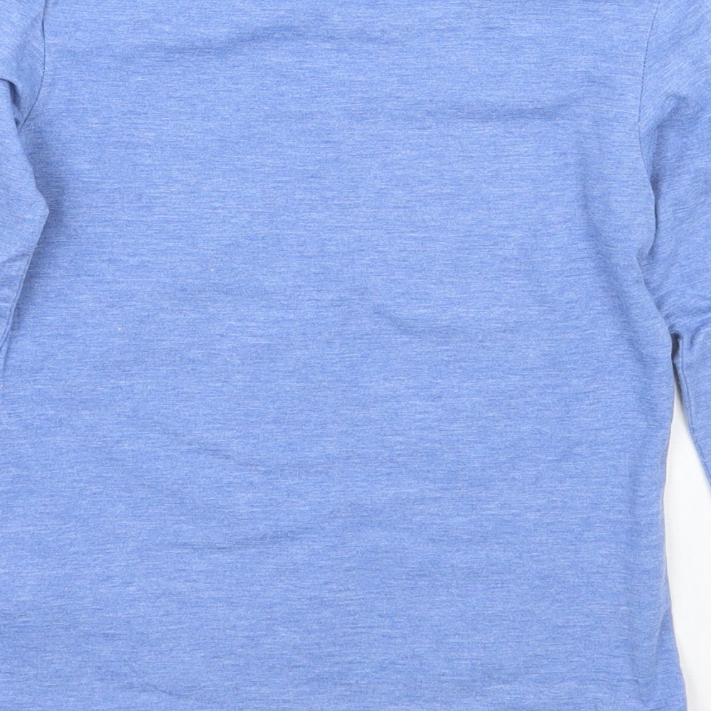 leister city Girls Blue Basic T-Shirt Size 5-6 Years