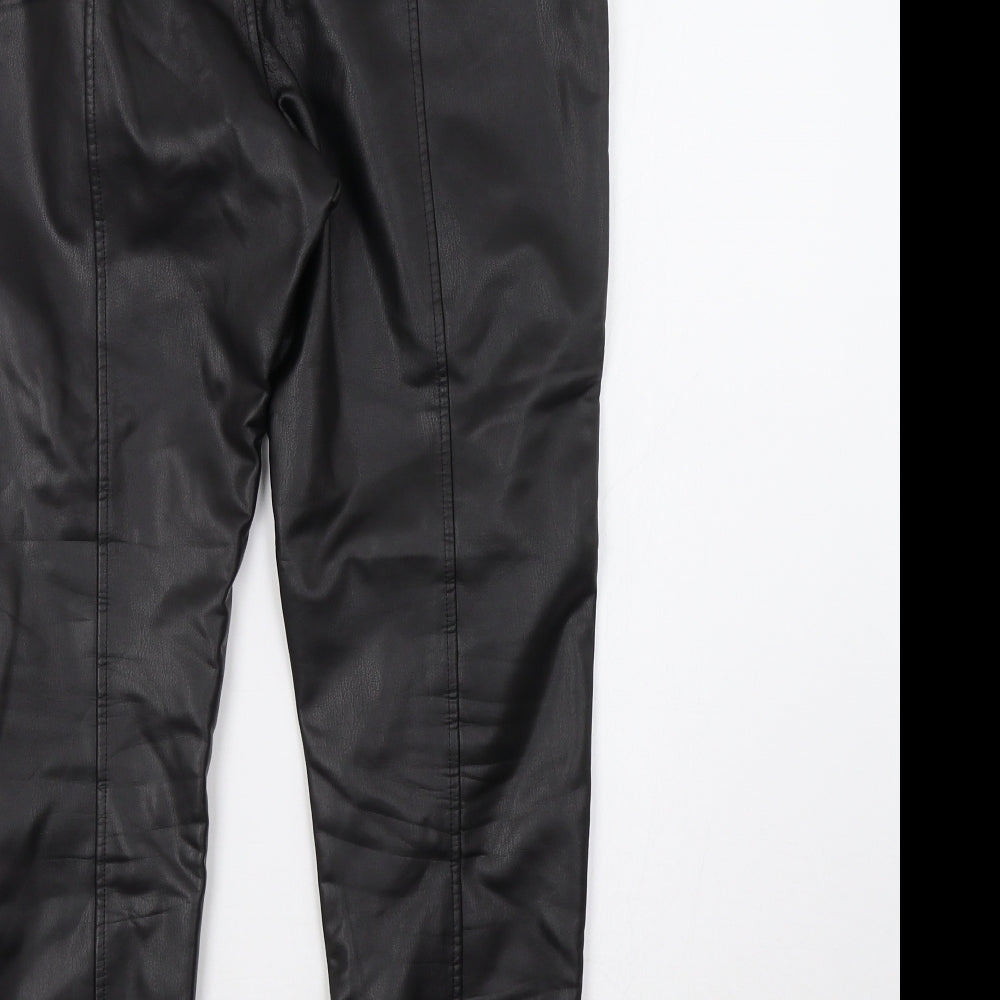 New Look Womens Black Trousers Size 12 L26 in
