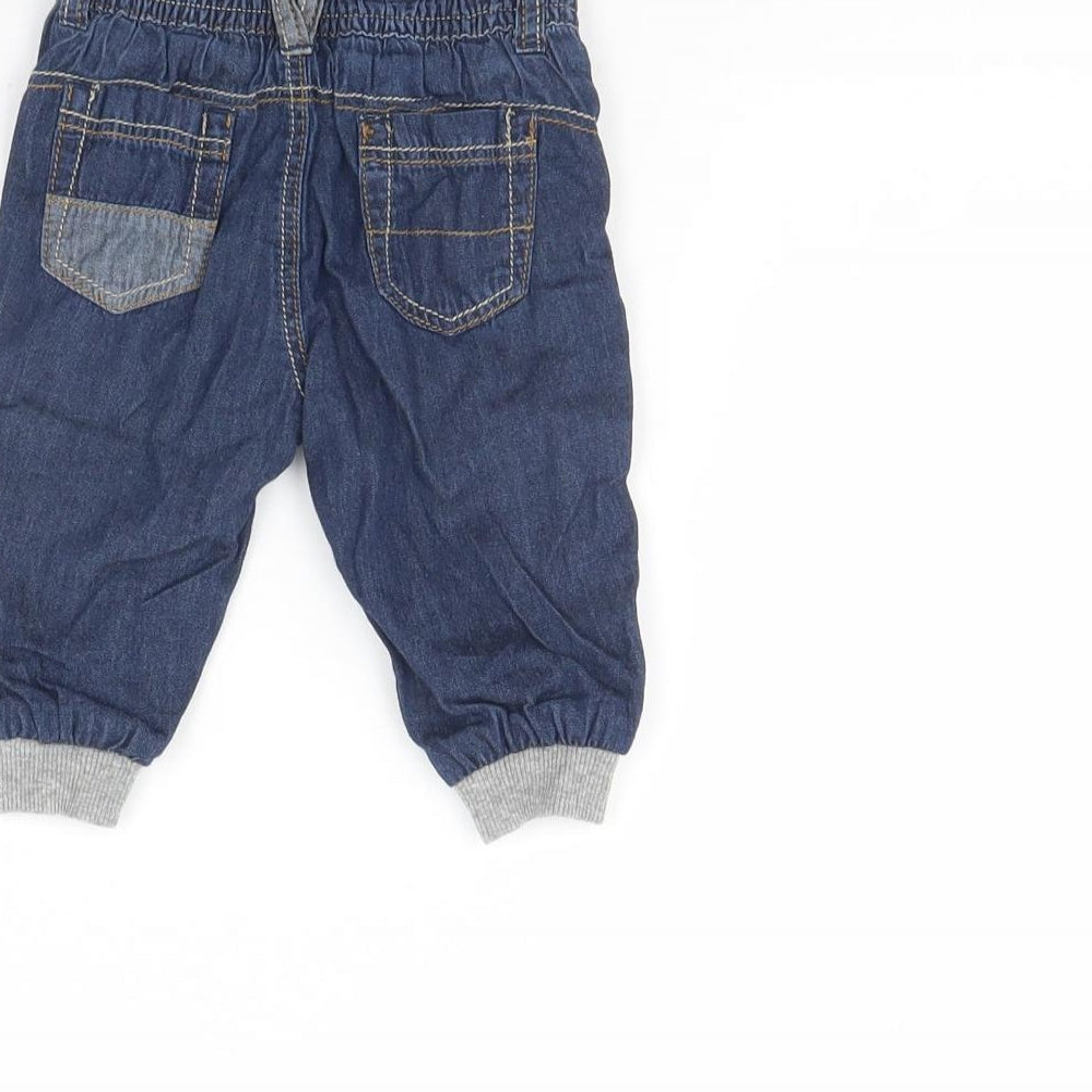 George Baby Blue Denim Capri Jeans Size 3-6 Months