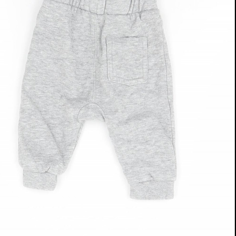 Nutmeg Baby Grey Jogger Trousers Size 0-3 Months