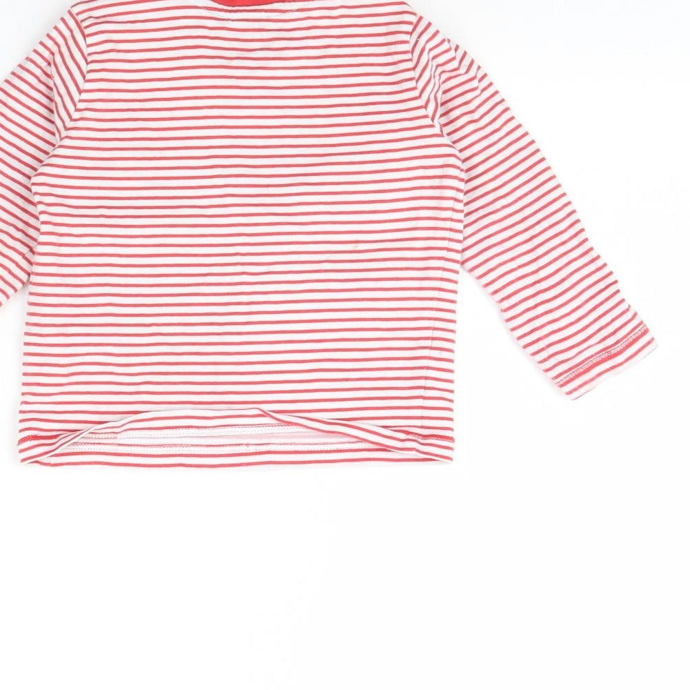 F&F Baby Red Striped Basic T-Shirt Size 9-12 Months - I am the Future