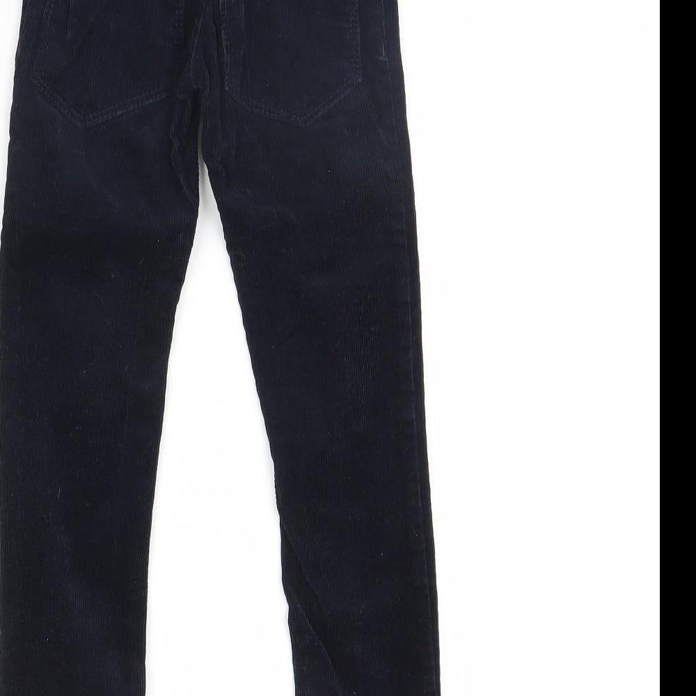 Next Girls Blue Corduroy Straight Jeans Size 5 Years