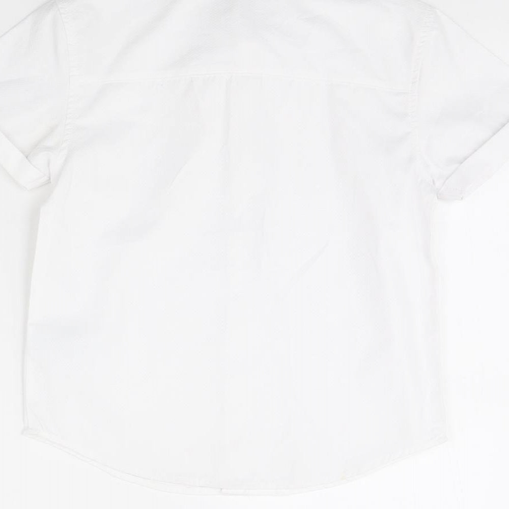 Primark Boys White Basic Button-Up Size 5 Years