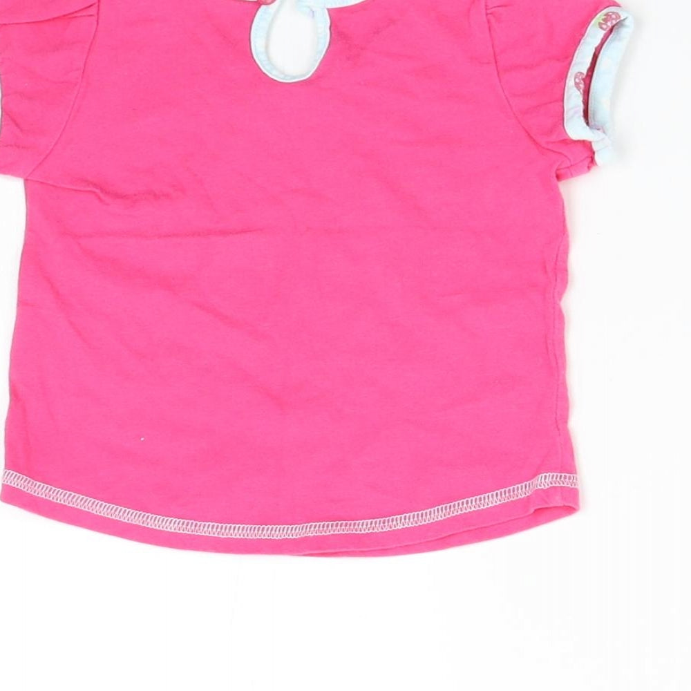 Marks & Spencer Baby Pink Basic T-Shirt Size 3-6 Months