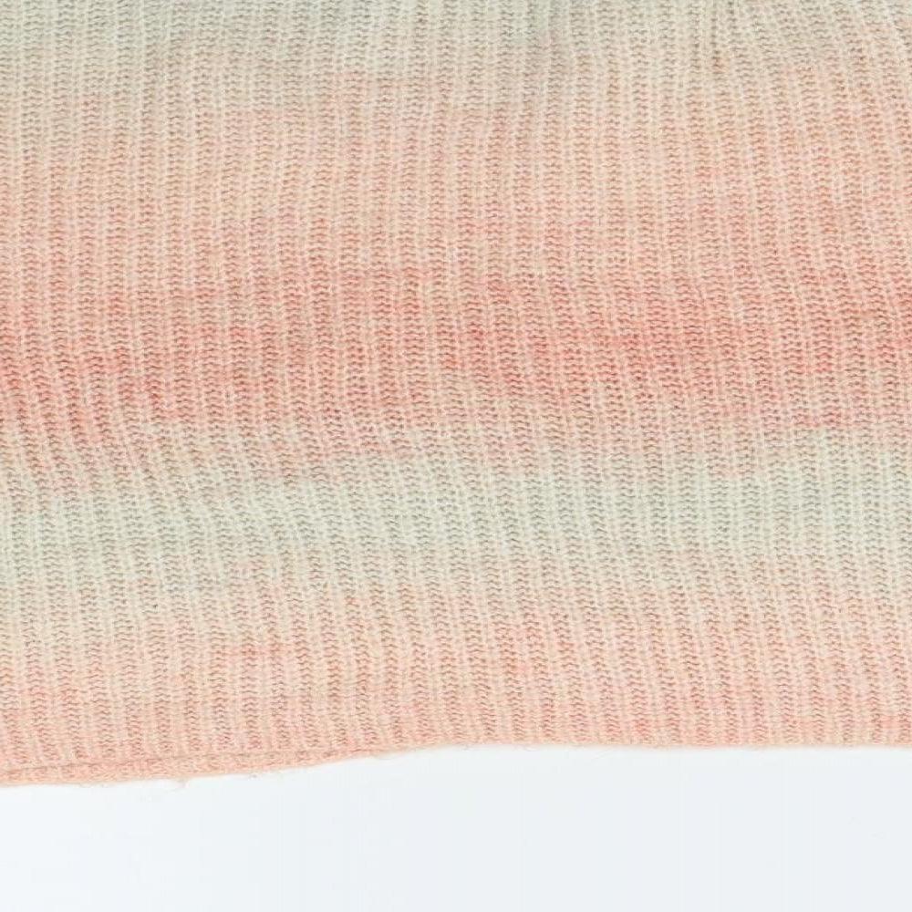 New Look Womens Pink Knit Pullover Jumper Size M