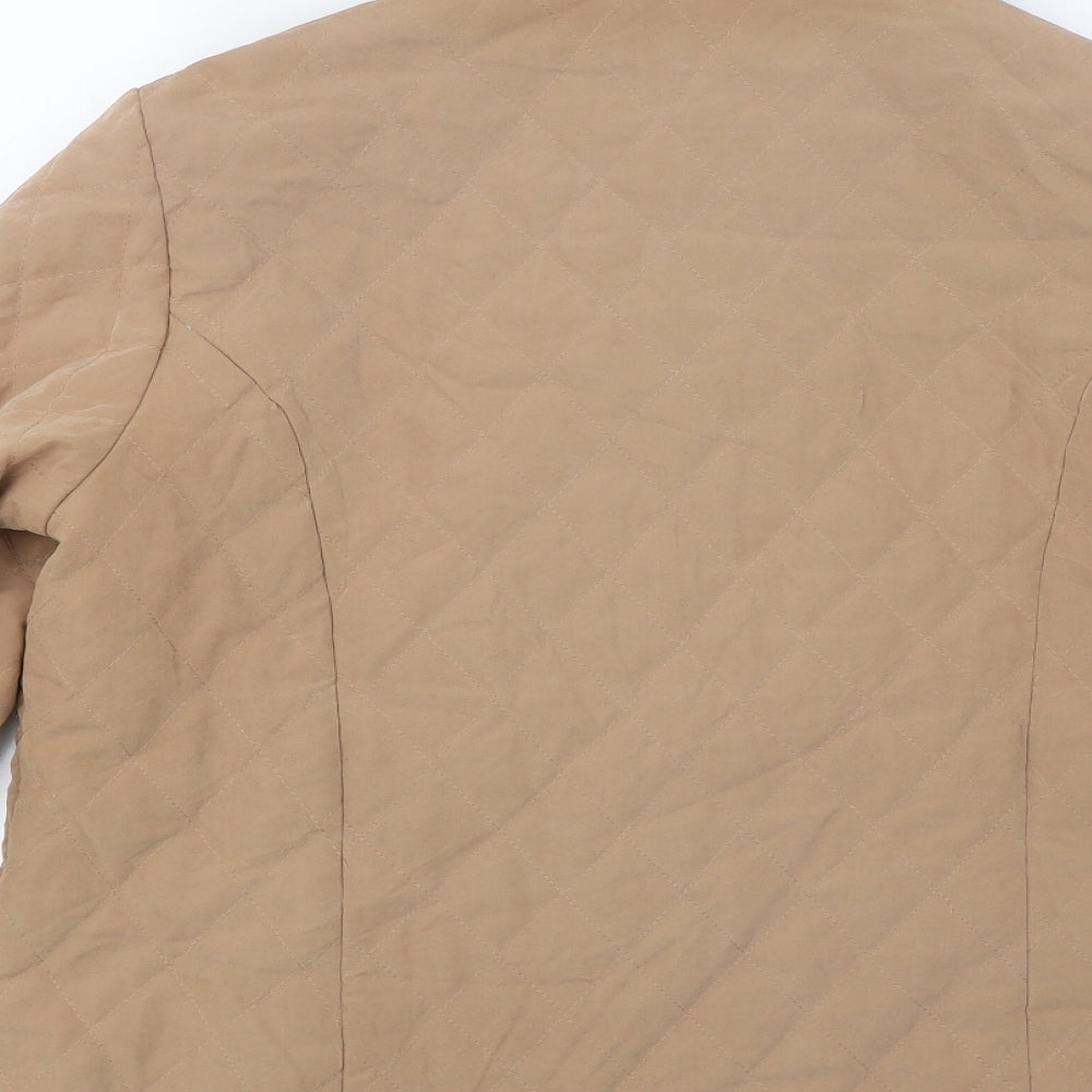 Isle Womens Brown Anorak Jacket Size 16