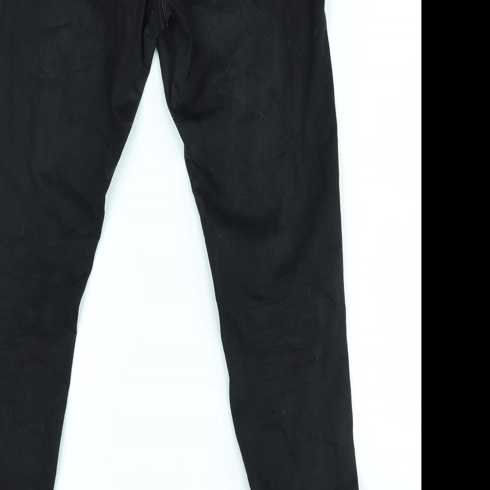 wera Womens Black Straight Jeans Size 14 L27 in