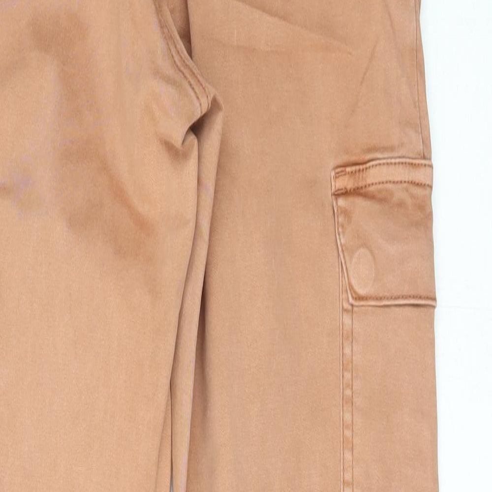 Principles Womens Orange Tapered Jeans Size 10 L26 in - cargo style