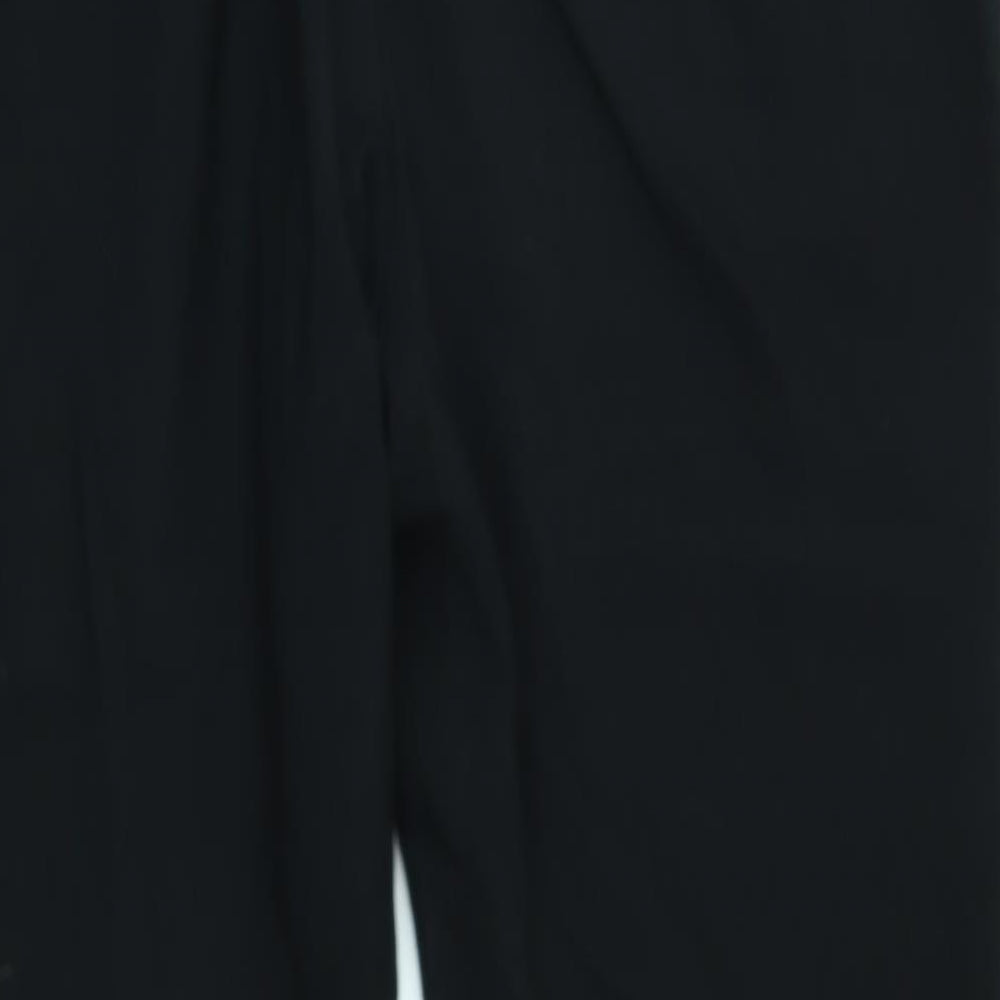 Marks & Spencer Womens Black Trousers Size 12 L27 in