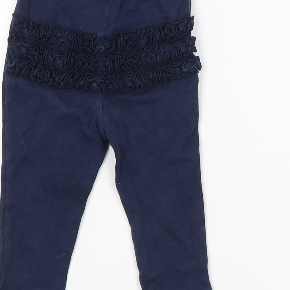 Preworn Baby Blue Jogger Leggings Size 6-9 Months