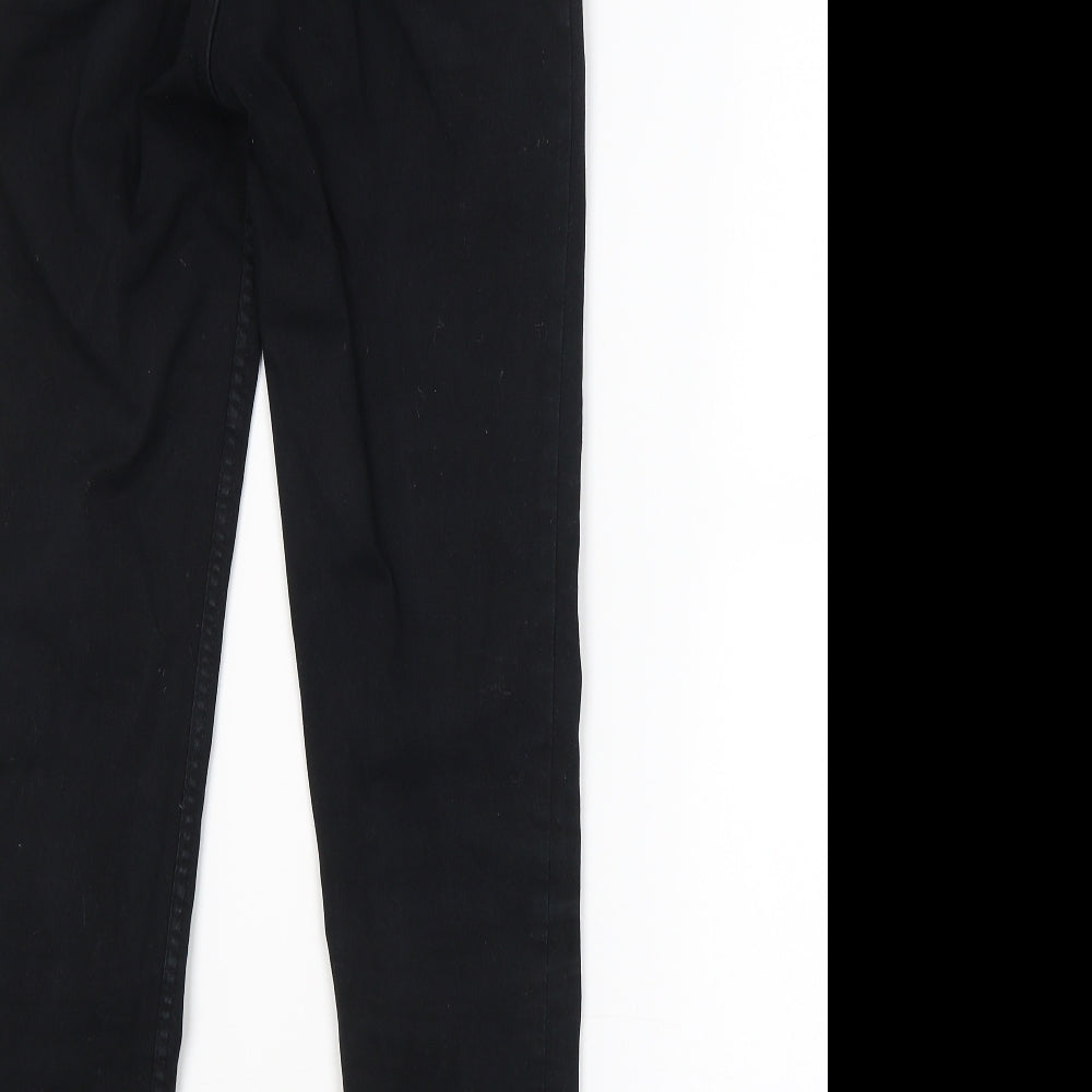 H&M Womens Blue Chino Trousers Size 10 L27 in