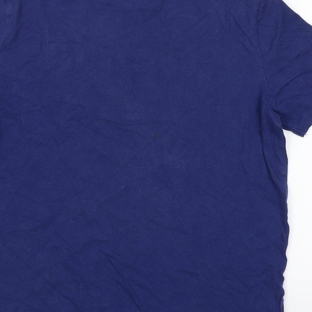 F&F Boys Blue Basic T-Shirt Size 9-10 Years