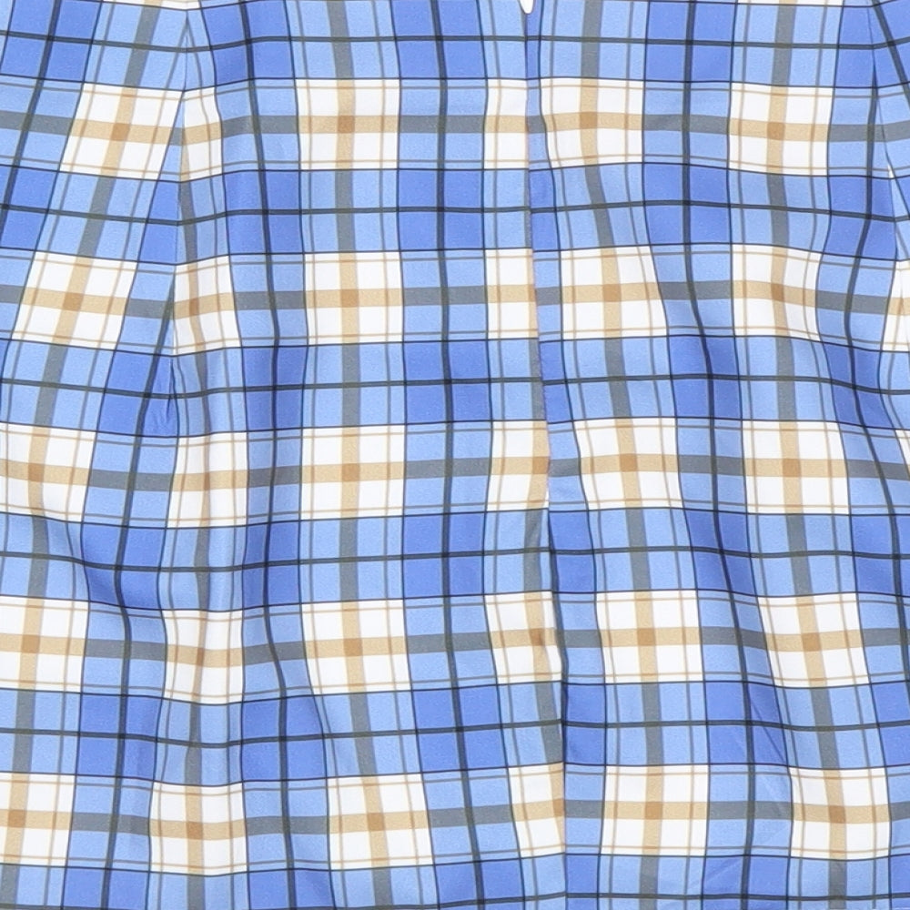 Preworn Womens Multicoloured Plaid Mini Skirt Size L