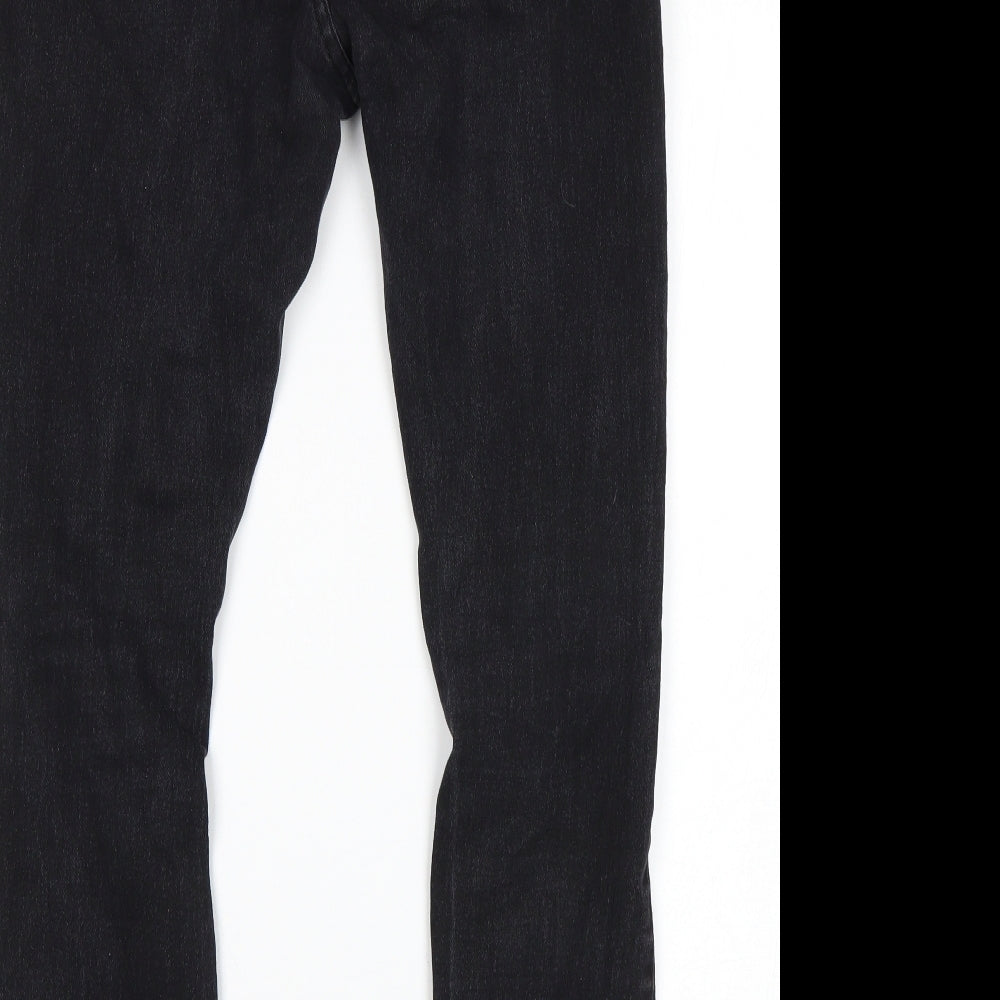 Boohoo Womens Blue Skinny Jeans Size 10 L28 in