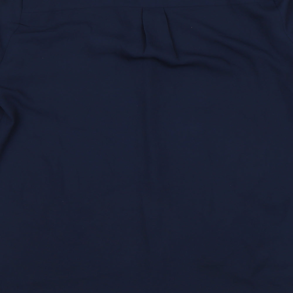 Dorothy Perkins Womens Blue Basic Blouse Size 10