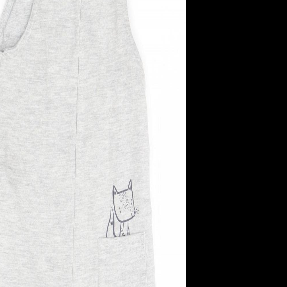 George Baby Grey Babygrow One-Piece Size 3-6 Months - Explore the Woods