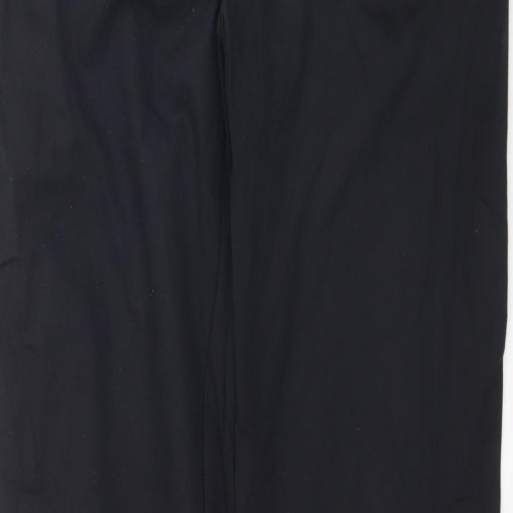 Marks & Spencer Womens Black Trousers Size L L30 in
