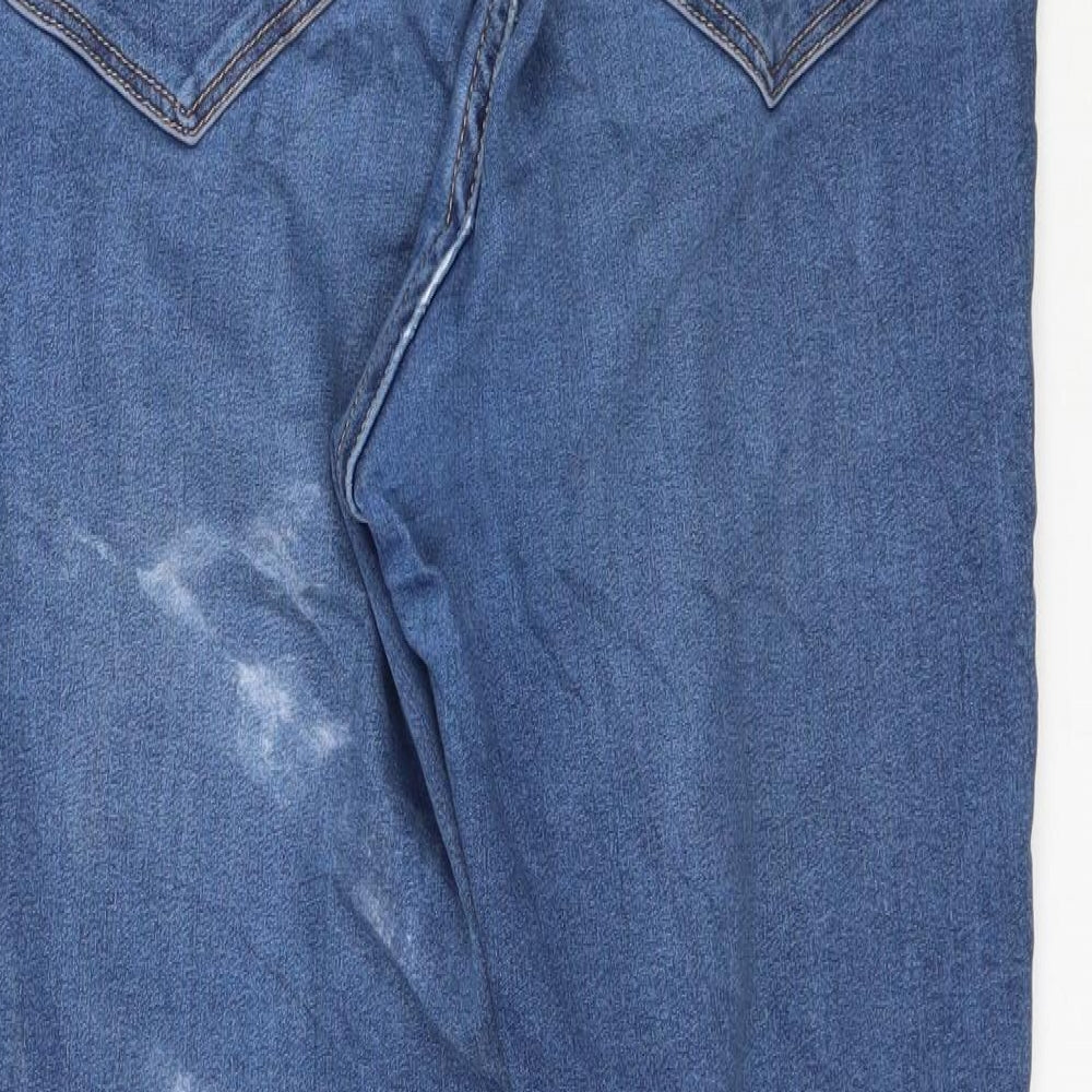 & Denim Womens Blue Denim Skinny Jeans Size 33 in L30 in
