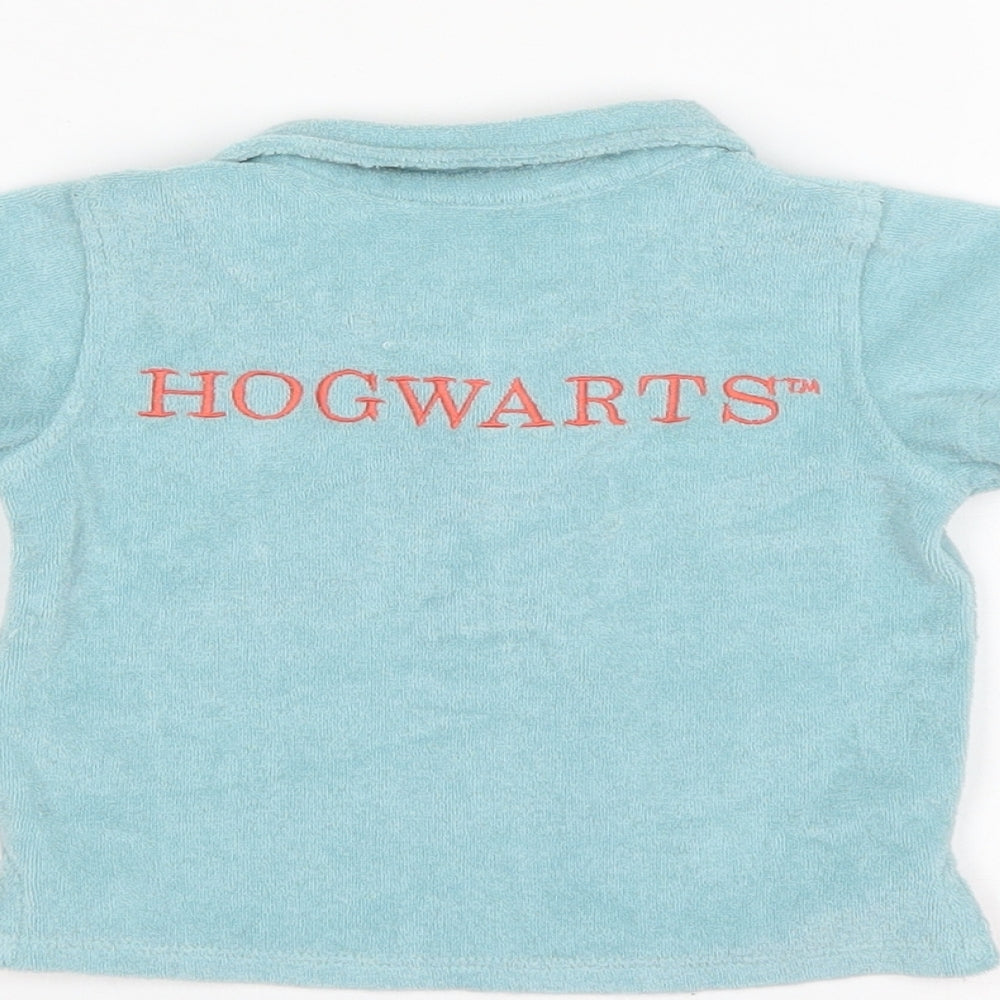 Marks & Spencer Baby Blue Basic Polo Size 0-3 Months - HARRY POTTER