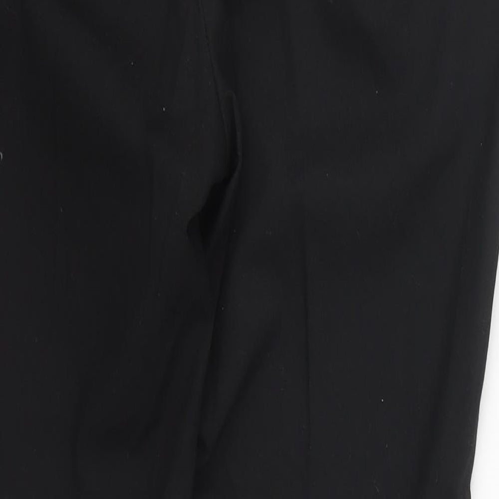 Next Womens Black Trousers Size 10 L26 in