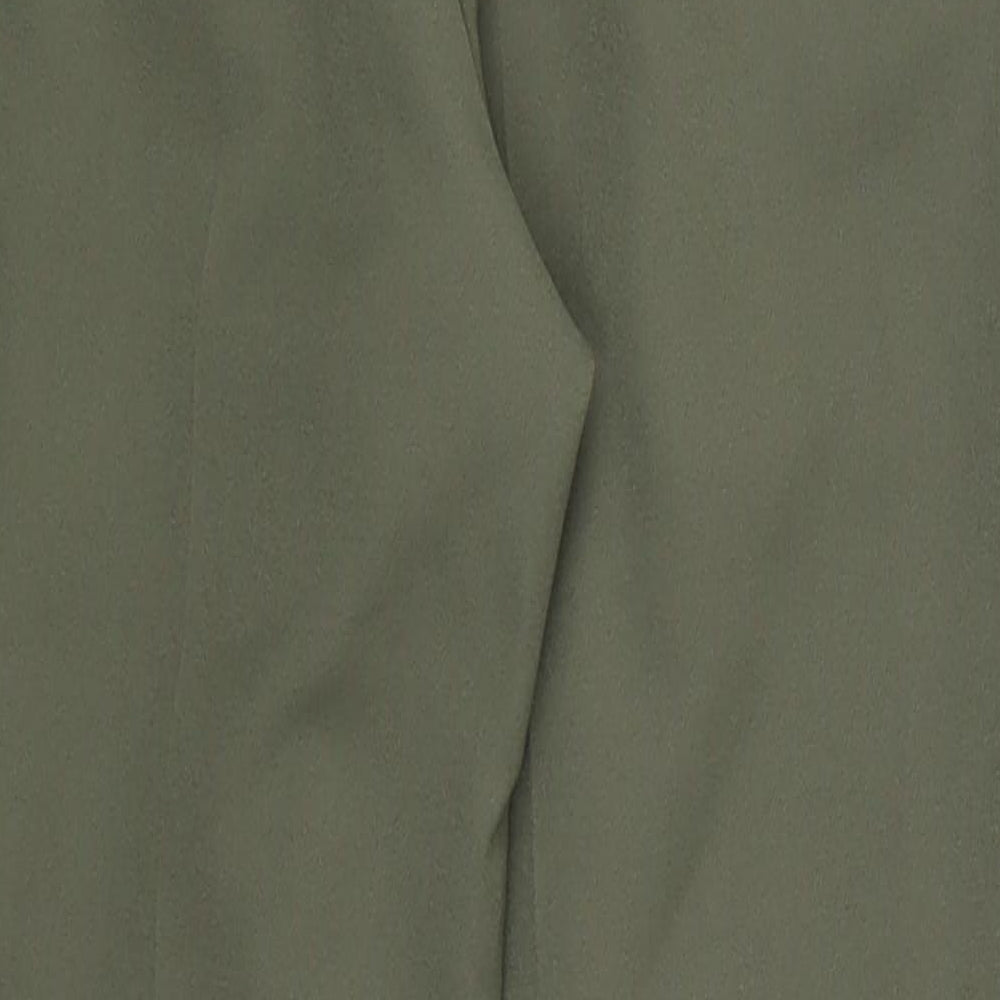 New Look Womens Green Trousers Size 6 L25.5 in