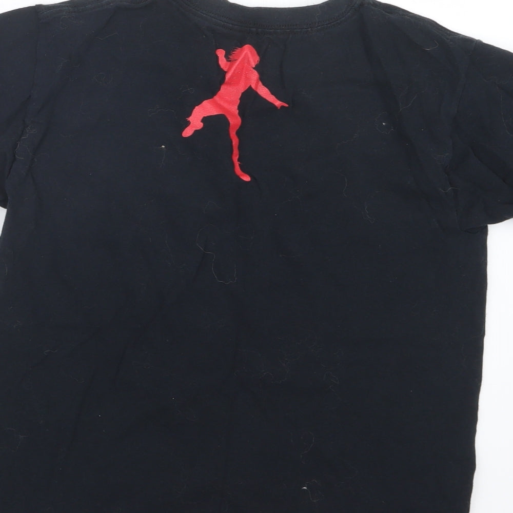 Authentic Boys Black Basic T-Shirt Size S