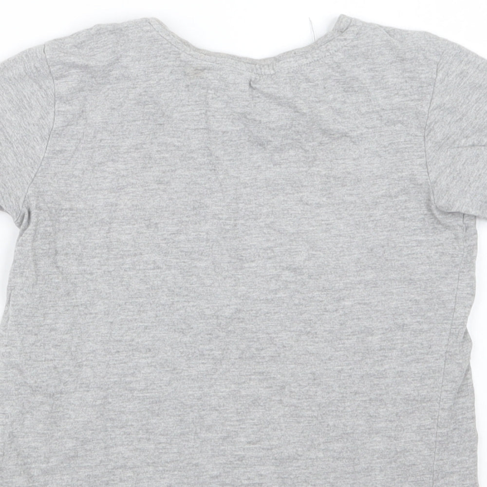 George Boys Grey Basic T-Shirt Size 5-6 Years