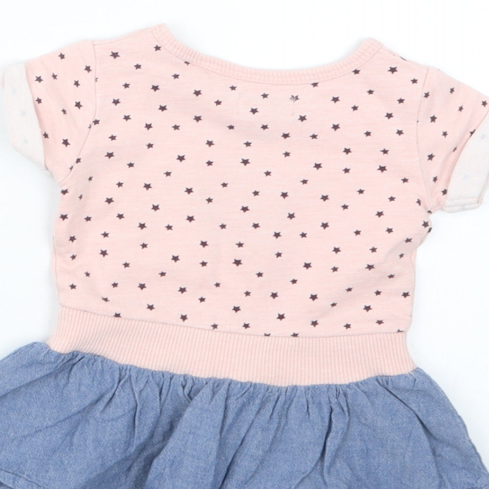 NEXT Girls Pink Basic T-Shirt Size 3-6 Months