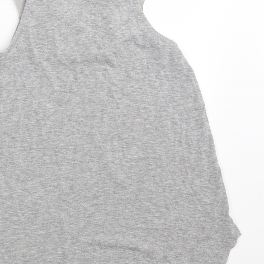 Marks & Spencer Girls Grey Basic Tank Size 10 Years