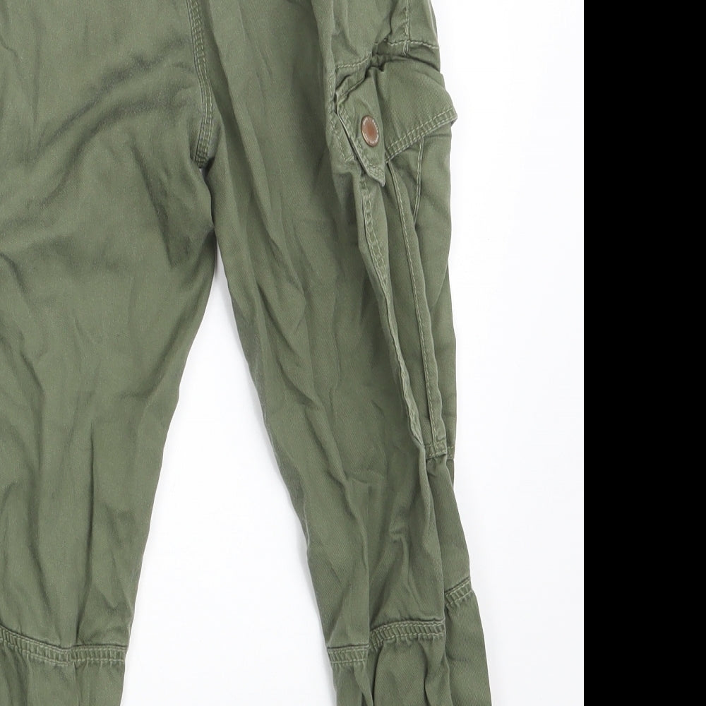 NEXT Boys Green Cargo Trousers Size 9 Months