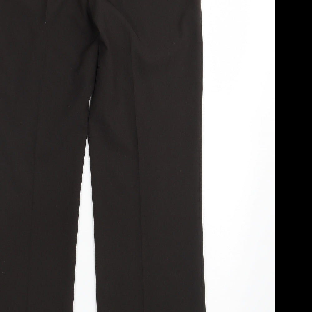 Marks & Spencer Womens Black Dress Pants Trousers Size 10 L30 in