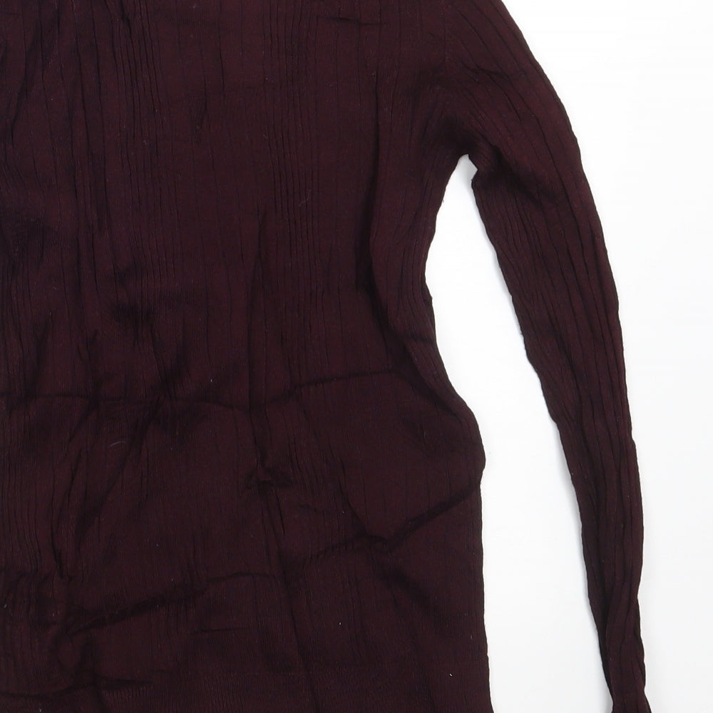 New Look Womens Purple Pullover Sweatshirt Size 8