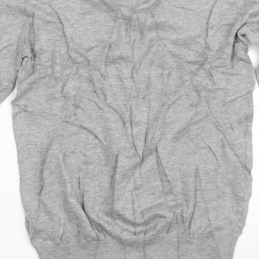 NEXT Womens Grey Pullover Sweatshirt Size 6 - Seasonal Christmas Festive Holiday