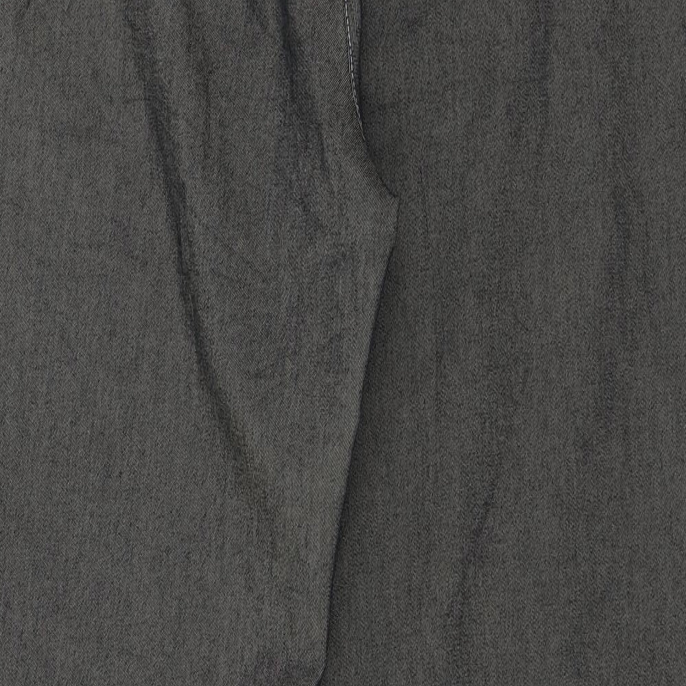 Preworn Womens Grey Trousers Size 12 L30 in