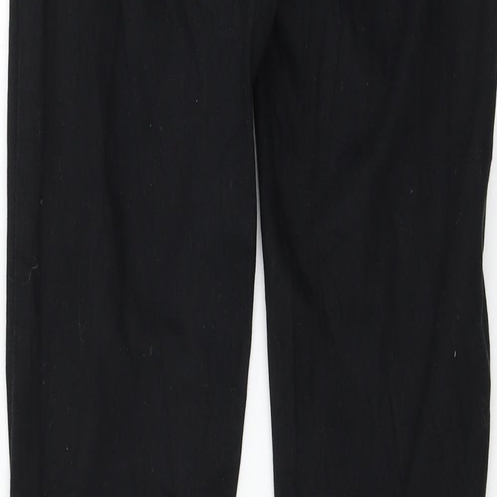 Pieces Womens Black Denim Straight Jeans Size S L29 in