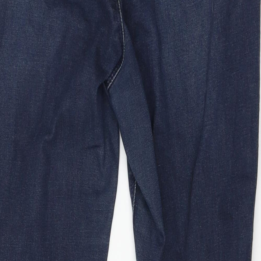Simply Be Womens Blue Denim Skinny Jeans Size 8 L25 in